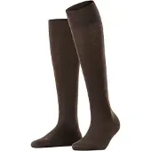 Falke Sensitive Berlin Damen Kniestrümpfe, 39-42, Braun, Uni, Schurwolle