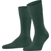 Falke Tiago Herren Socken, 39-40, Grün, Uni, Baumwolle