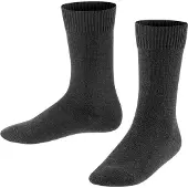 Falke Comfort Wool Kinder Socken, 19-22, Grau, Uni, Schurwolle