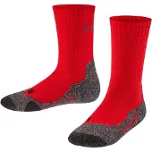 Falke TK2 Kinder Wandersocken, 35-38, Rot, Wolle