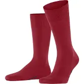 Falke Cool 24/7 Herren Socken, 45-46, Rot, Uni, Baumwolle