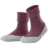 Falke Cosyshoe Damen Hausschuhe, 39-40, Rosa, Uni, Schurwolle