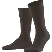 Falke Socken "Sensitive Berlin", Herren, Gr. 43-46, 5041, braun meliert, Obermaterial: 61% Schurwolle, 20% Baumwolle, 18% Polyamid, 1% Elasthan, unifarben, Socken Socken, mit Sensitive-Bund