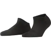 Falke ClimaWool Damen Sneakersocken, 41-42, Grau, Uni, Schurwolle