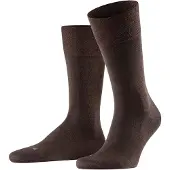 Falke Sensitive Berlin Herren Socken, 39-42, Braun, Uni, Schurwolle
