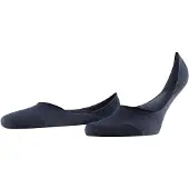 Falke Step Medium Cut Herren Füßlinge, 43-44, Blau, Uni, Baumwolle