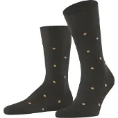 Falke Dot Herren Socken, 43-46, Braun, Punkte, Baumwolle