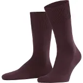 Falke Socken "ClimaWool", Herren, Gr. 43-44, rot (barolo), Materialmix, unifarben, Socken Socken, mit temperaturausgleichender Funktion, atmungsaktiv