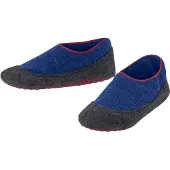 Falke Cosyshoe Kinder Hausschuhe, 37-38, Blau, Uni, Schurwolle