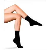 Falke No. 1 Finest Cashmere Damen Socken, 37-38, Schwarz, Uni, Kaschmir