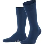 Falke Cool 24/7 Herren Socken, 39-40, Blau, Uni, Baumwolle