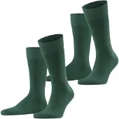 Falke Socken Happy Herren Hunter Green (2er-Pack)-Schuhgröße 47 - 50
