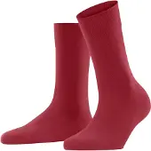 Falke Sensitive London Damen Socken, 39-42, Rot, Uni, Baumwolle