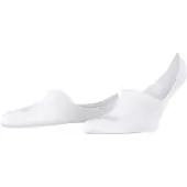 Falke Step High Cut Herren Füßlinge, 39-42, Weiß, Uni, Baumwolle