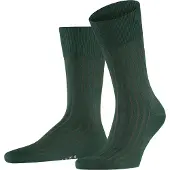 Falke Shadow Herren Socken, 43-44, Grün, Rippe, Baumwolle