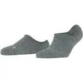 Falke Keep Warm Damen Füßlinge, 39-41, Blau, Uni, Schurwolle