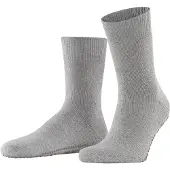 Falke Homepads Herren Haussocken, 35-38, Grau, Uni, Baumwolle