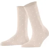 Falke Spike Dot Damen Socken, 39-42, Beige, Punkte, Baumwolle