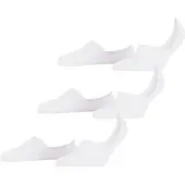 Falke Step 3-Pack Damen Füßlinge, 35-36, Weiß, Uni, Baumwolle