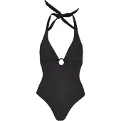 Urban Classics Badeanzug "Damen Ladies Recycled Neckholder Swimsuit"