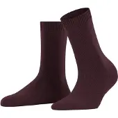 Falke Cosy Wool Damen Socken, 39-42, Rot, Uni, Wolle