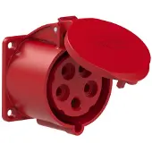 Pce 325-6 CEE-Anbausteckdose gerade (70x70mm) 32A 5p 6h IP44/IP54 3256