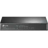 TP-LINK 8-Port 10/100Mbps Desktop Switch mit 4-Port PoE+, Unmanaged, Fast Ethernet (10/100), Vollduplex, Power over Ethernet (PoE), Wandmontage