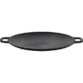 Fiskars Norden Grill Chef Gusseisen Kochplatte, 30 cm, Hochwertige Grillplatte zum Servieren oder auch zum Kochen, 1 Kochplatte