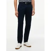 Tommy Hilfiger Chinohose "CORE HARLEM ESSENTIAL", Herren, Gr. 38, Länge 36, blau (desert sky), Twill, Obermaterial: 97% Baumwolle, 3% Elasthan, unifarben, normal, Hosen Chinohose, Tapered Fit