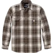 Carhartt Hubbard Loose LS Plaid Shirt burnished logs (GN6) L REG