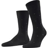 Falke Dot Herren Socken, 47-50, Schwarz, Punkte, Baumwolle