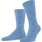 Falke Dot Herren Socken, 39-42, Blau, Punkte, Baumwolle