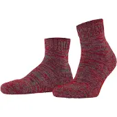 Falke Cotton Grip Herren Haussocken, 39-42, Rot, Struktur, Baumwolle