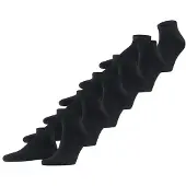 Falke Happy 6-Pack Herren Sneakersocken, 47-50, Blau, Uni, Baumwolle
