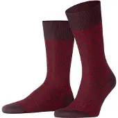 Falke Artwork Tie Herren Socken, 39-40, Rot, Ajour, Baumwolle