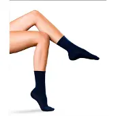 Falke No. 1 Finest Cashmere Damen Socken, 39-40, Blau, Uni, Kaschmir