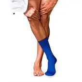 Falke No. 2 Finest Cashmere Herren Socken, 39-40, Blau, Uni, Kaschmir