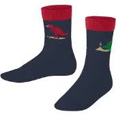 Falke Dinosaurs Kinder Socken, 39-42, Blau, Tier, Baumwolle