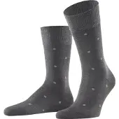 Falke Dot Herren Socken, 47-50, Grau, Punkte, Baumwolle