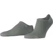 Falke Family Herren Füßlinge, 43-46, Grau, Uni, Baumwolle