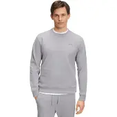 Falke Sweat Herren Sweatshirt, S, Grau, Uni, Baumwolle