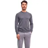 Falke Strickpullover "Pure Cashmere", Herren, Gr. XXL, grau (dunkelgrau, heather (3278)), Pullover Strickpullover