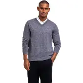 Falke Pure Lambswool Herren Pullover, XXL, Grau, Schurwolle