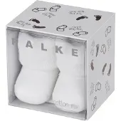 Falke Erstling Babys Socken, 50-56, Weiß, Uni, Baumwolle