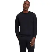 Falke Sweat Herren Sweatshirt, 3XL, Schwarz, Uni, Baumwolle