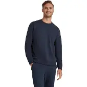 Falke Sweat Herren Sweatshirt, M, Blau, Uni, Baumwolle