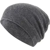 Falke Pure Cashmere Unisex Mütze, Onesize, Grau, Kaschmir
