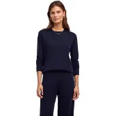 Falke Pure Merino Wool Damen Pullover, XXL, Blau, Argyle,Streifen, Schurwolle