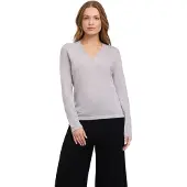Falke Pure Merino Wool Damen Pullover, XXL, Grau, Uni, Schurwolle