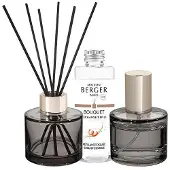 Maison Berger Paris Geschenkset Aromadiffusor Rosalie grau + Nachfü llpack und Heimspray Intensiver Glitter